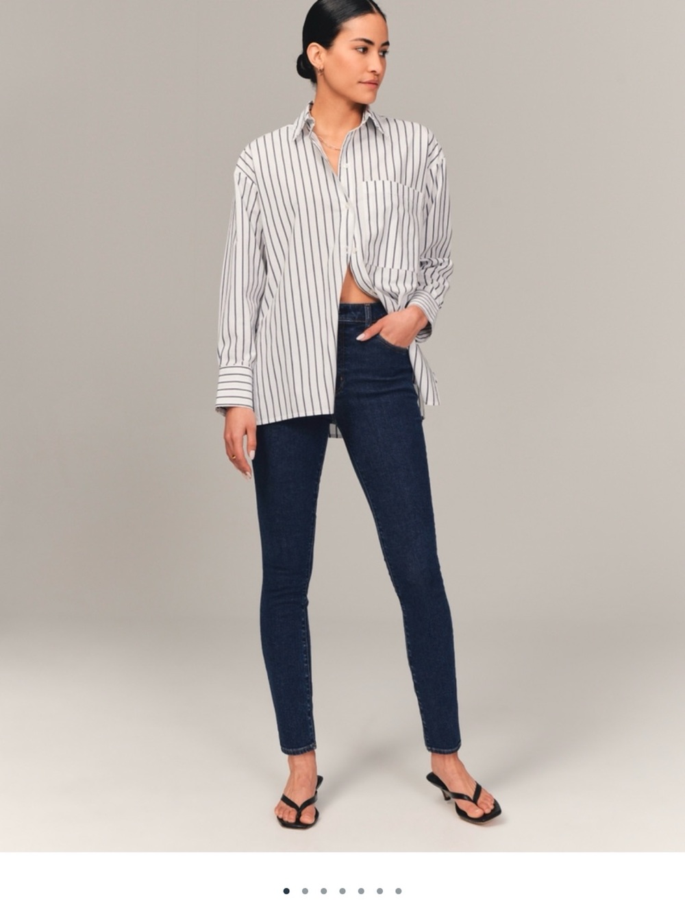 Abercrombie & Fitch Curve Love High Rise Super Skinny Ankle Jean